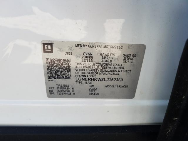 Photo 9 VIN: 1GNERHKW3LJ152369 - CHEVROLET TRAVERSE L 