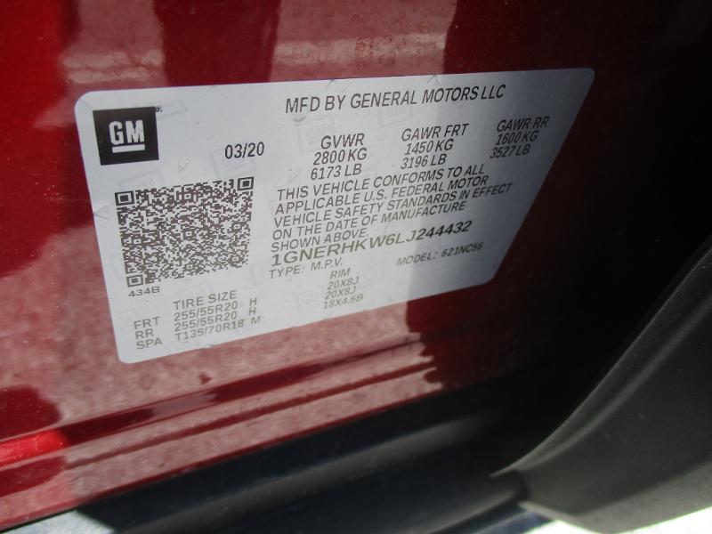 Photo 9 VIN: 1GNERHKW6LJ244432 - CHEVROLET TRAVERSE FWD 