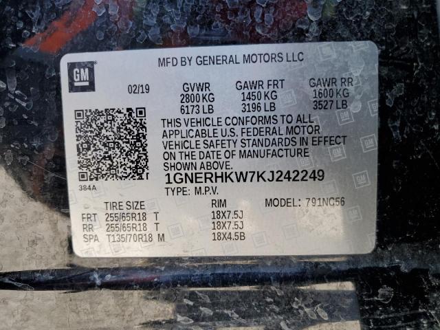 Photo 12 VIN: 1GNERHKW7KJ242249 - CHEVROLET TRAVERSE L 