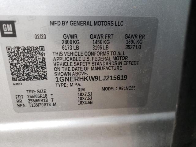 Photo 12 VIN: 1GNERHKW9LJ215619 - CHEVROLET TRAVERSE L 