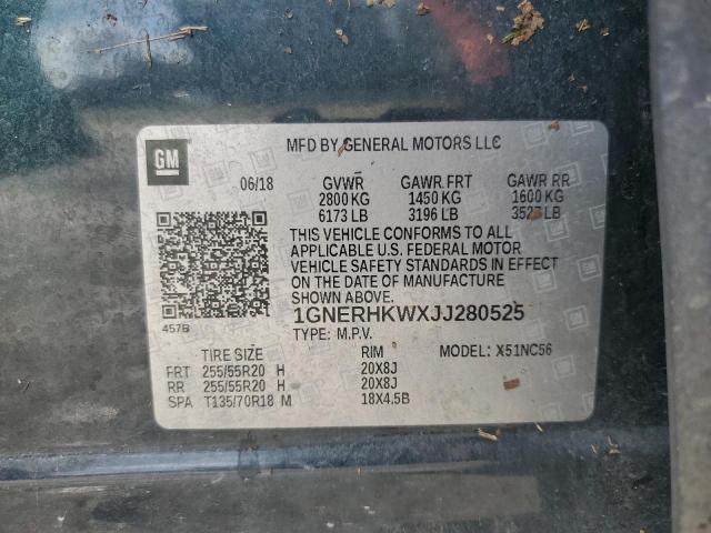 Photo 12 VIN: 1GNERHKWXJJ280525 - CHEVROLET TRAVERSE L 