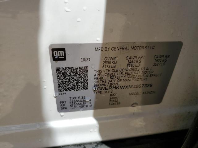 Photo 12 VIN: 1GNERHKWXMJ267326 - CHEVROLET TRAVERSE 