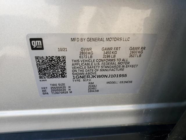 Photo 13 VIN: 1GNERJKW0NJ101955 - CHEVROLET TRAVERSE R 