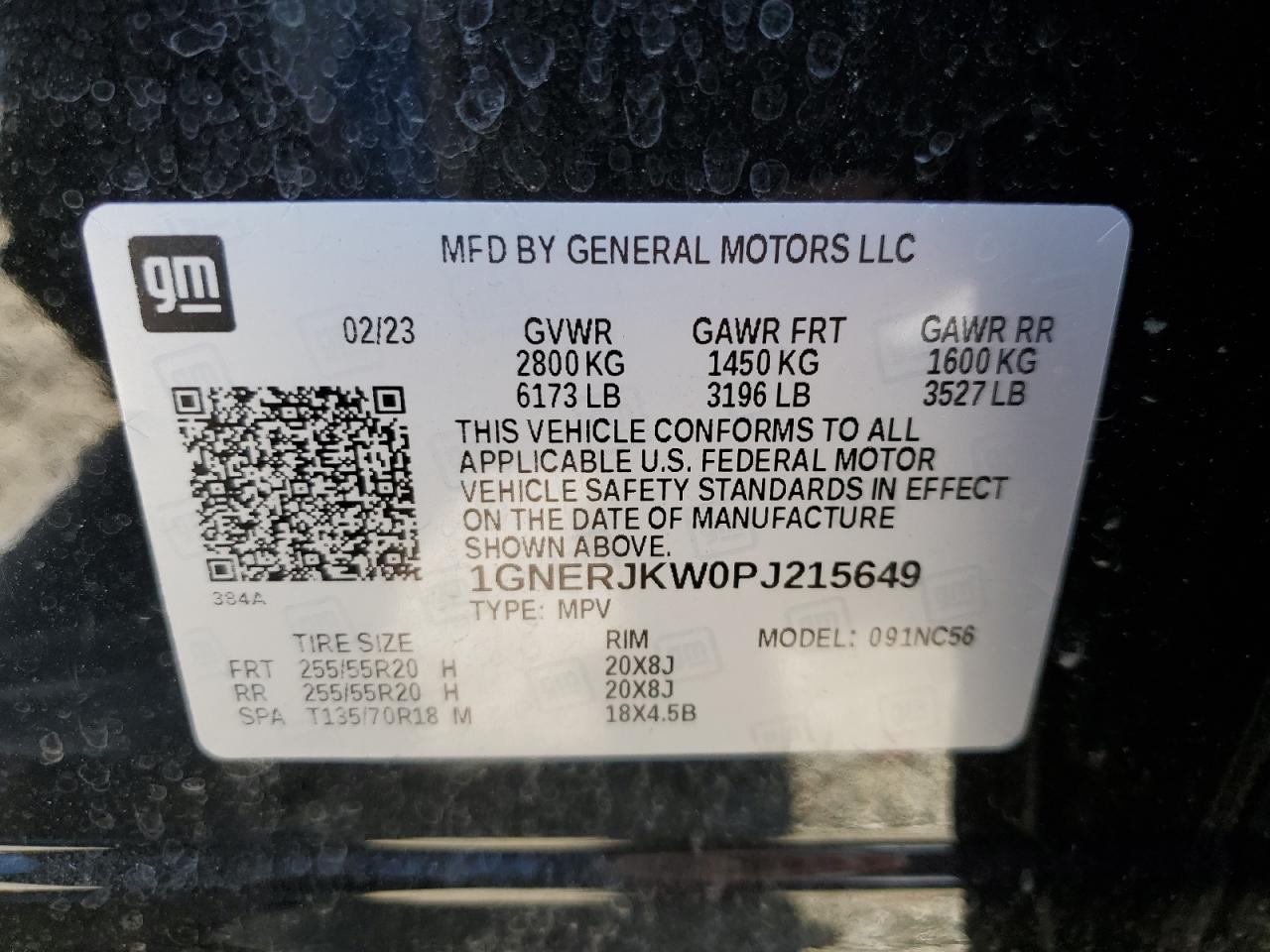 Photo 11 VIN: 1GNERJKW0PJ215649 - CHEVROLET TRAVERSE 