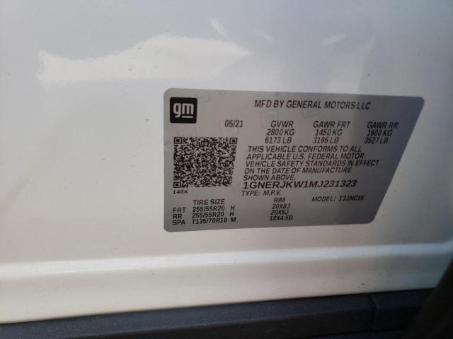 Photo 9 VIN: 1GNERJKW1MJ231323 - CHEVROLET TRAVERSE R 