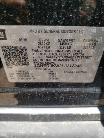 Photo 12 VIN: 1GNERJKW2LJ212245 - CHEVROLET TRAVERSE R 