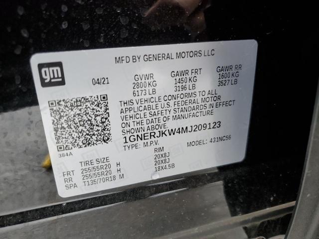 Photo 12 VIN: 1GNERJKW4MJ209123 - CHEVROLET TRAVERSE 