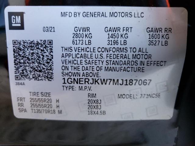 Photo 13 VIN: 1GNERJKW7MJ187067 - CHEVROLET TRAVERSE R 