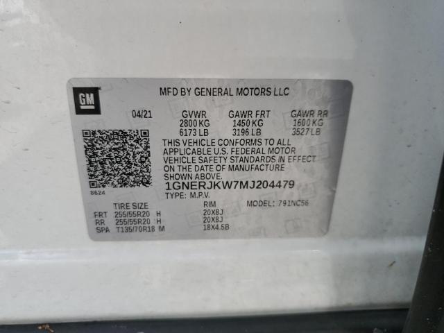 Photo 13 VIN: 1GNERJKW7MJ204479 - CHEVROLET TRAVERSE R 