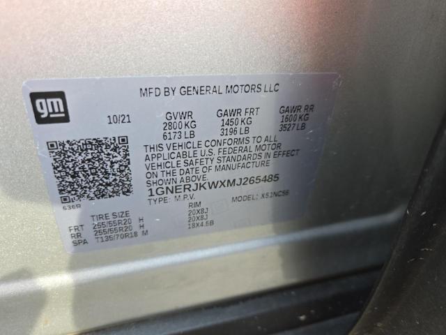 Photo 12 VIN: 1GNERJKWXMJ265485 - CHEVROLET TRAVERSE R 