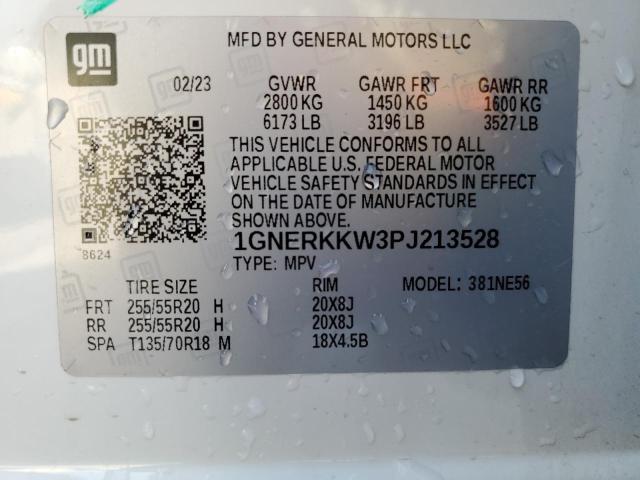 Photo 12 VIN: 1GNERKKW3PJ213528 - CHEVROLET TRAVERSE P 