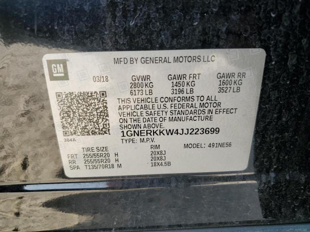 Photo 12 VIN: 1GNERKKW4JJ223699 - CHEVROLET TRAVERSE P 