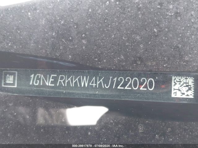 Photo 8 VIN: 1GNERKKW4KJ122020 - CHEVROLET TRAVERSE 