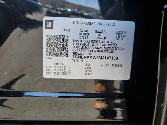 Photo 11 VIN: 1GNERKKW5MJ147138 - CHEVROLET TRAVERSE P 