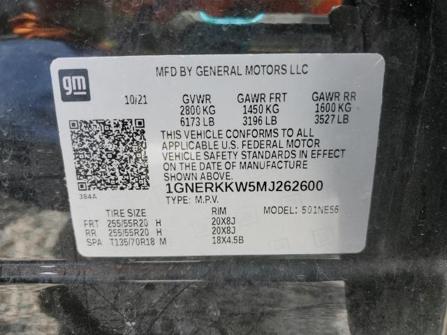 Photo 13 VIN: 1GNERKKW5MJ262600 - CHEVROLET TRAVERSE P 