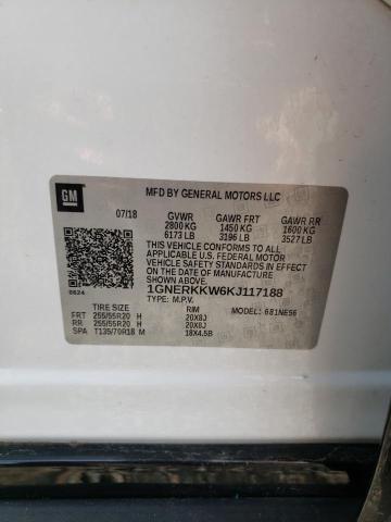 Photo 12 VIN: 1GNERKKW6KJ117188 - CHEVROLET TRAVERSE P 