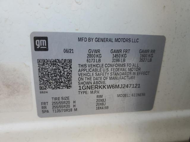 Photo 12 VIN: 1GNERKKW6MJ247121 - CHEVROLET TRAVERSE P 