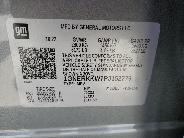 Photo 13 VIN: 1GNERKKW7PJ152779 - CHEVROLET TRAVERSE P 