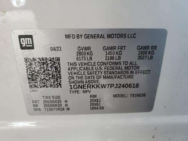 Photo 13 VIN: 1GNERKKW7PJ240618 - CHEVROLET TRAVERSE P 