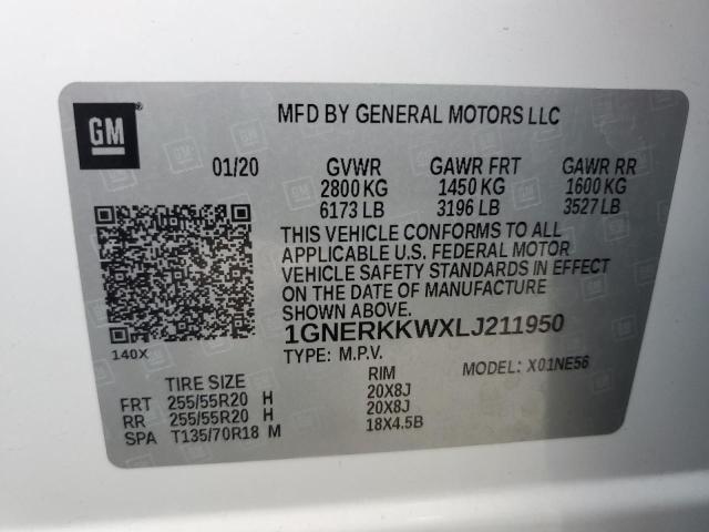 Photo 13 VIN: 1GNERKKWXLJ211950 - CHEVROLET TRAVERSE P 