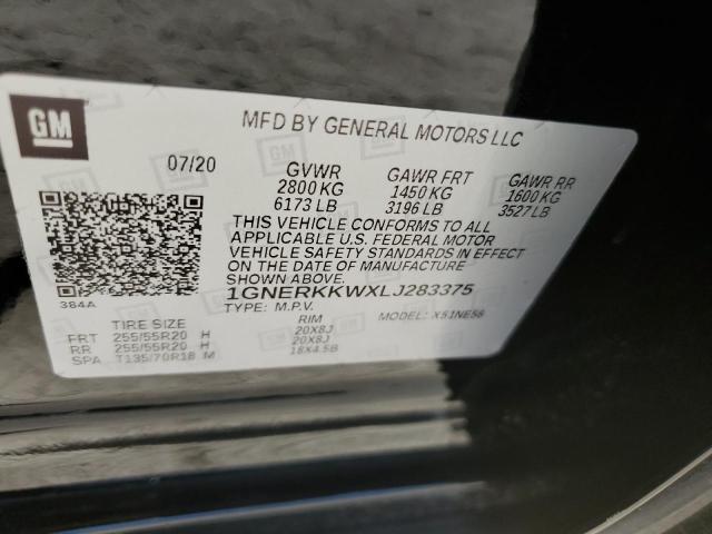 Photo 12 VIN: 1GNERKKWXLJ283375 - CHEVROLET TRAVERSE P 