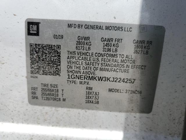 Photo 13 VIN: 1GNERMKW3KJ224257 - CHEVROLET TRAVERSE L 