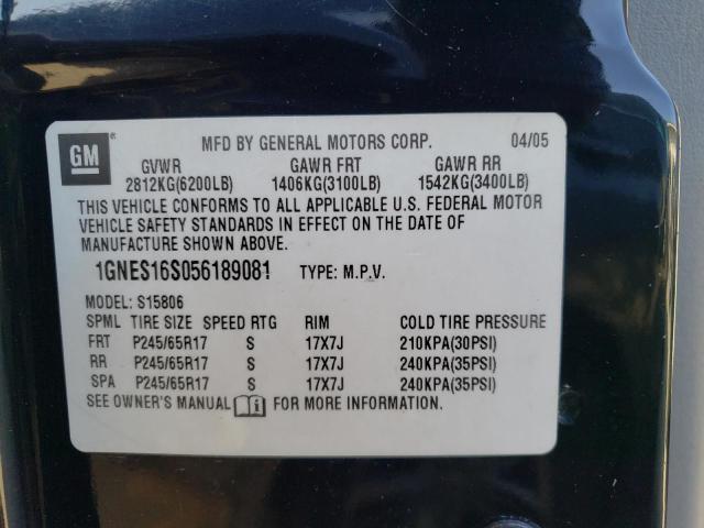 Photo 12 VIN: 1GNES16S056189081 - CHEVROLET TRAILBLZR 