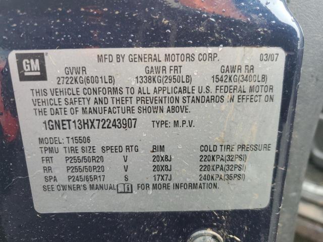 Photo 12 VIN: 1GNET13HX72243907 - CHEVROLET TRAILBLAZE 