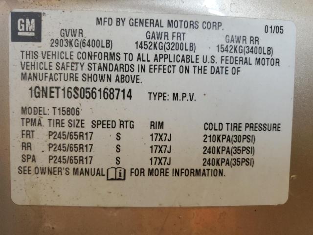 Photo 12 VIN: 1GNET16S056168714 - CHEVROLET TRAILBLZR 