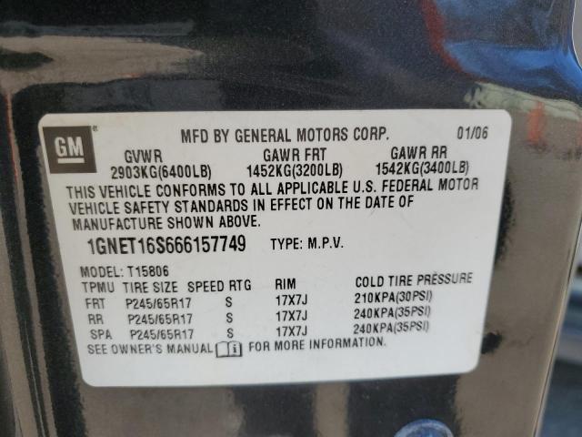 Photo 13 VIN: 1GNET16S666157749 - CHEVROLET TRAILBLAZE 