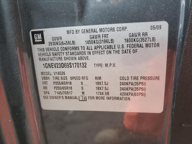 Photo 12 VIN: 1GNEV23D69S170132 - CHEVROLET TRAVERSE 