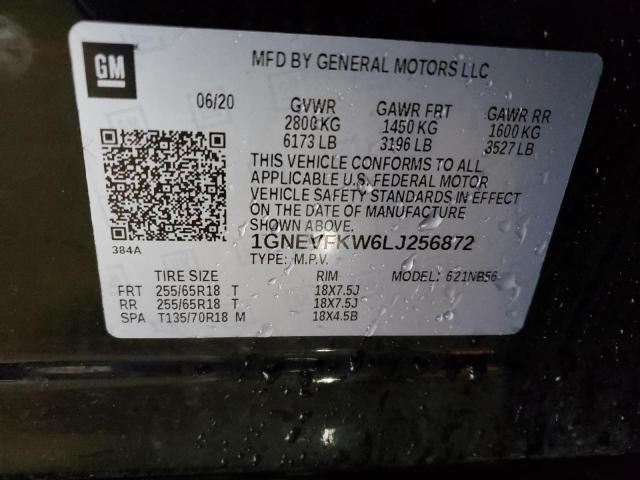 Photo 13 VIN: 1GNEVFKW6LJ256872 - CHEVROLET TRAVERSE L 