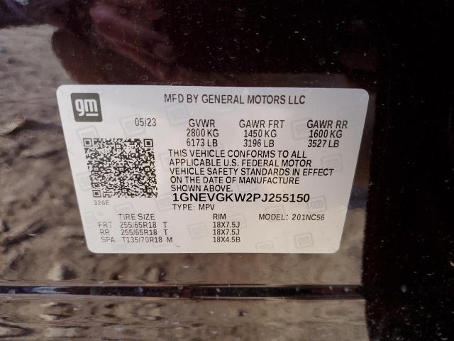 Photo 13 VIN: 1GNEVGKW2PJ255150 - CHEVROLET TRAVERSE 