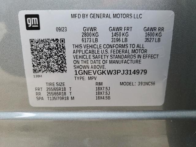 Photo 13 VIN: 1GNEVGKW3PJ314979 - CHEVROLET TRAVERSE L 