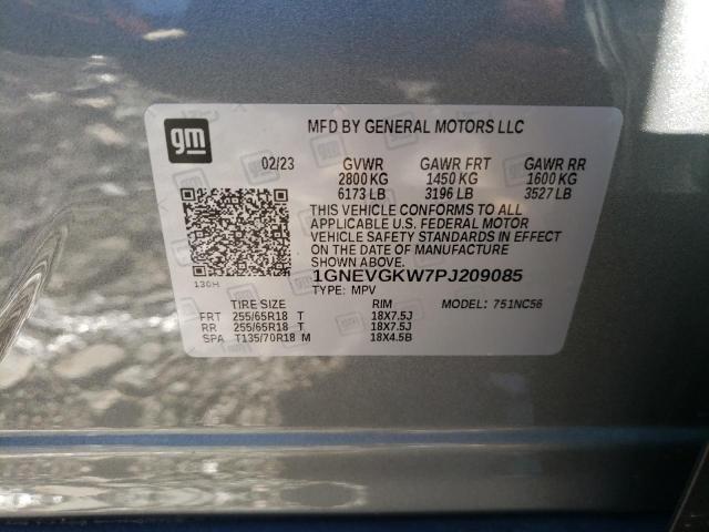 Photo 12 VIN: 1GNEVGKW7PJ209085 - CHEVROLET TRAVERSE 