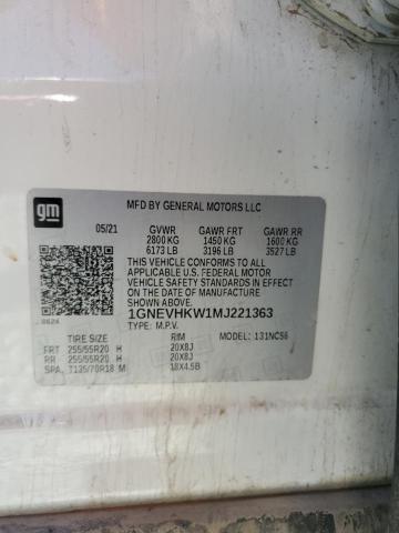Photo 12 VIN: 1GNEVHKW1MJ221363 - CHEVROLET TRAVERSE L 