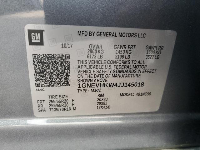 Photo 12 VIN: 1GNEVHKW4JJ145018 - CHEVROLET TRAVERSE L 