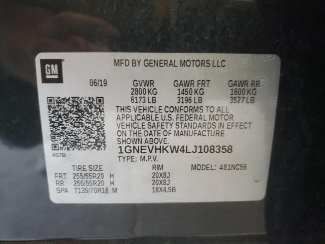 Photo 13 VIN: 1GNEVHKW4LJ108358 - CHEVROLET TRAVERSE L 