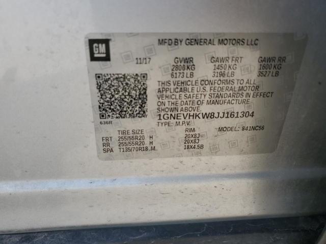 Photo 11 VIN: 1GNEVHKW8JJ161304 - CHEVROLET TRAVERSE 