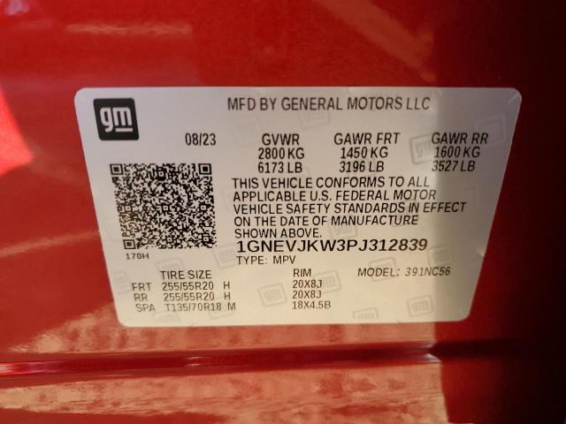 Photo 13 VIN: 1GNEVJKW3PJ312839 - CHEVROLET TRAVERSE 