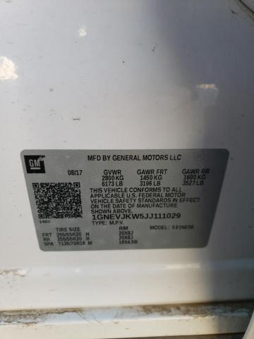 Photo 12 VIN: 1GNEVJKW5JJ111029 - CHEVROLET TRAVERSE P 