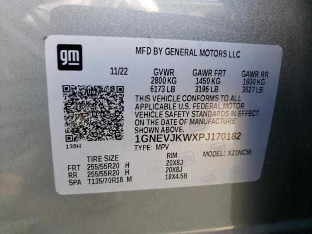 Photo 13 VIN: 1GNEVJKWXPJ170182 - CHEVROLET TRAVERSE R 