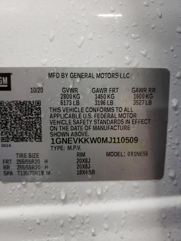 Photo 9 VIN: 1GNEVKKW0MJ110509 - CHEVROLET TRAVERSE P 