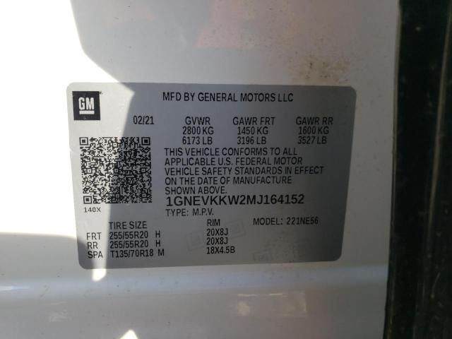 Photo 11 VIN: 1GNEVKKW2MJ164152 - CHEVROLET TRAVERSE P 