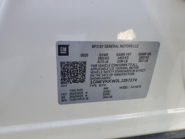 Photo 12 VIN: 1GNEVKKW3LJ297274 - CHEVROLET TRAVERSE 