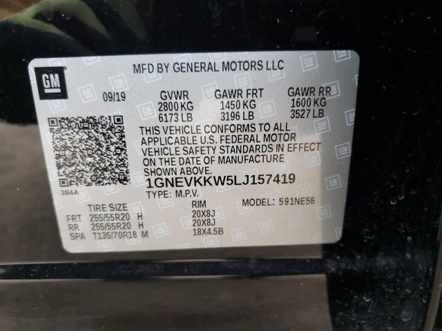 Photo 12 VIN: 1GNEVKKW5LJ157419 - CHEVROLET TRAVERSE P 