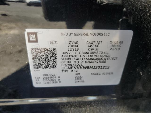 Photo 12 VIN: 1GNEVKKW5MJ201212 - CHEVROLET TRAVERSE P 