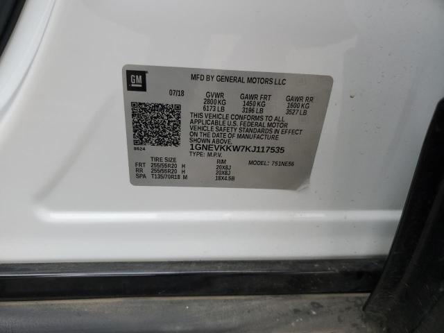 Photo 11 VIN: 1GNEVKKW7KJ117535 - CHEVROLET TRAVERSE P 