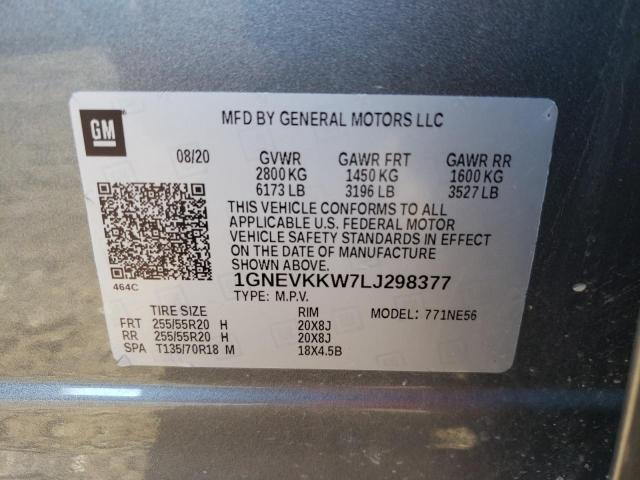 Photo 12 VIN: 1GNEVKKW7LJ298377 - CHEVROLET TRAVERSE P 