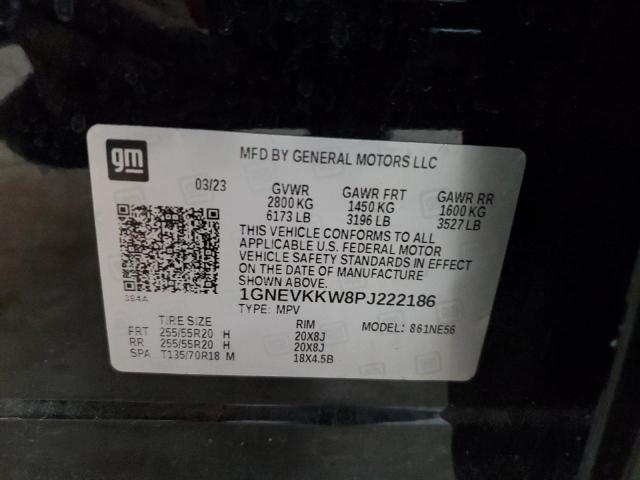 Photo 12 VIN: 1GNEVKKW8PJ222186 - CHEVROLET TRAVERSE P 